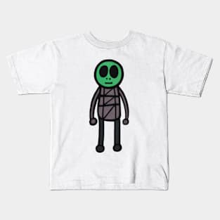 Cool Alien Guy Kids T-Shirt